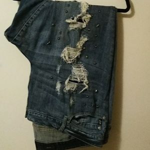 Torrid distressed boyfriend jeans